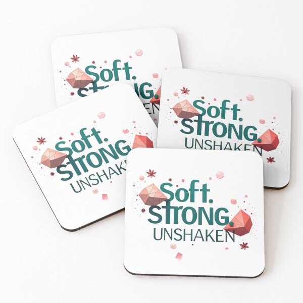 Item preview, Soft Strong Unshaken. Resilience Typography Design designed and sold by Aarvya Fashion Club ( A.F.C ).