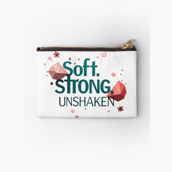Item preview, Soft Strong Unshaken. Resilience Typography Design designed and sold by Aarvya Fashion Club ( A.F.C ).