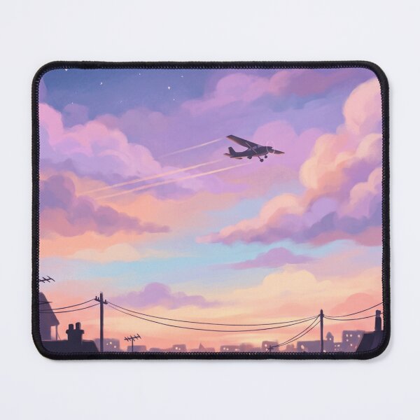 Item preview, Pastel Airplane Sky designed and sold by artistifoo.