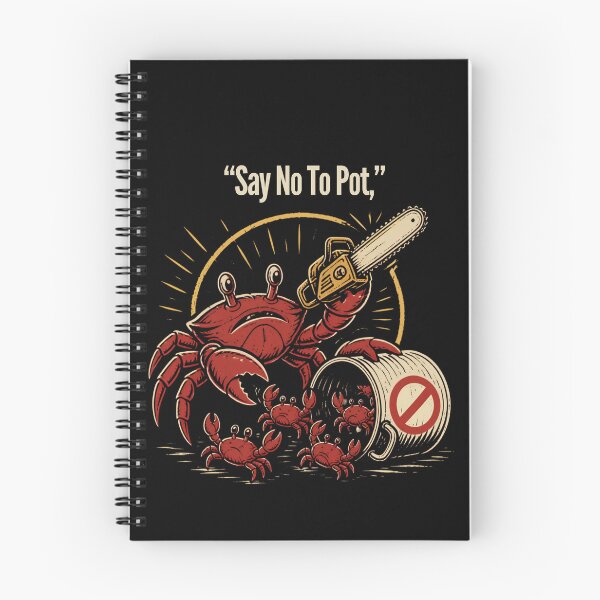 Item preview, Say No To Pot Funny Crab Designe designed and sold by AMCreatix.