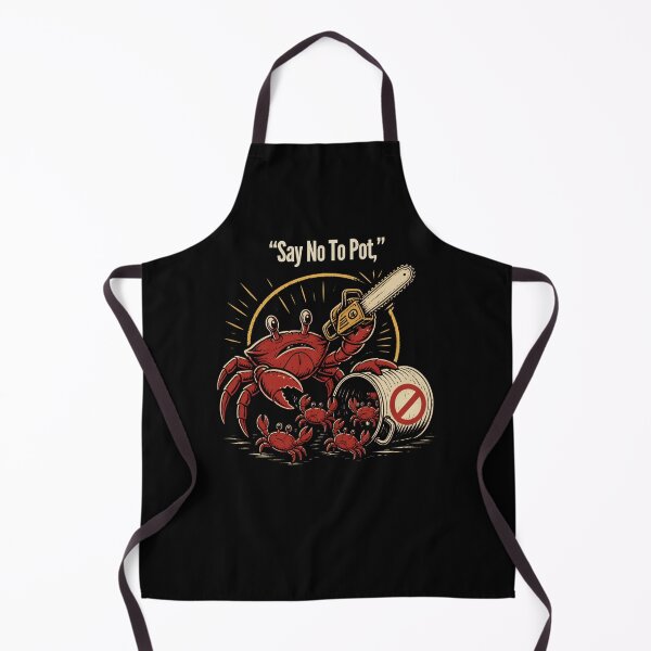 Item preview, Say No To Pot Funny Crab Designe designed and sold by AMCreatix.
