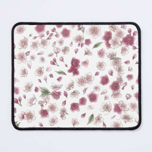 Item preview, Japanese Spring Blossoms - Scattered Cherry Blossoms Watercolor Art designed and sold by Kokeshidreams.