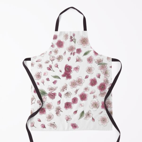 Item preview, Japanese Spring Blossoms - Scattered Cherry Blossoms Watercolor Art designed and sold by Kokeshidreams.