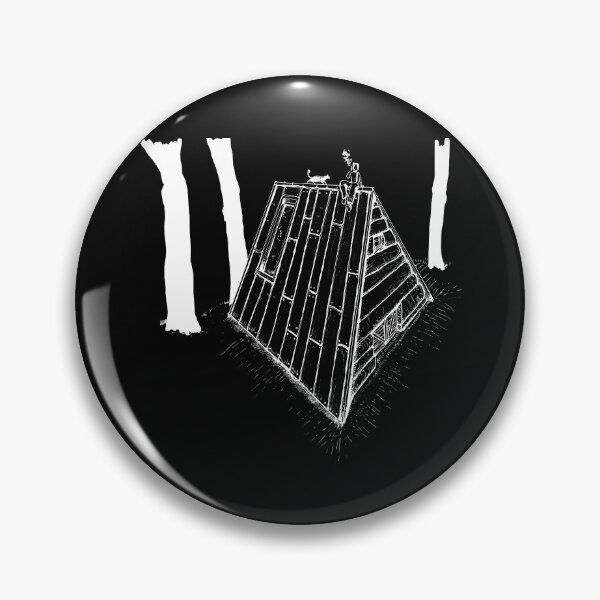 Item preview, A-Frame Cabin in the Woods - Dark Version designed and sold by BarnBurns.