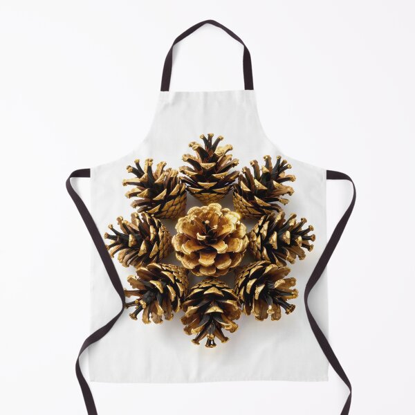 Item preview, Golden Black Pine Cones – Luxury Botanical Forest Nature Design designed and sold by simaso.
