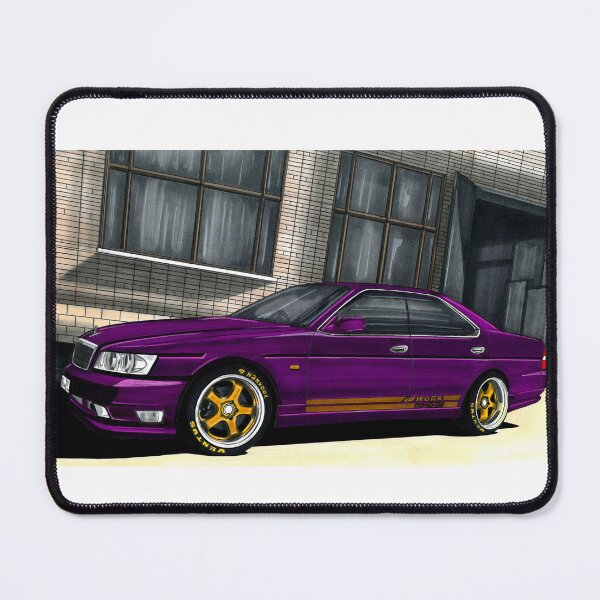Item preview, Exclusive drawing legendary classic purple modified jdm sport car Laurel Sedan RB20DE Club S designed and sold by Cars23.