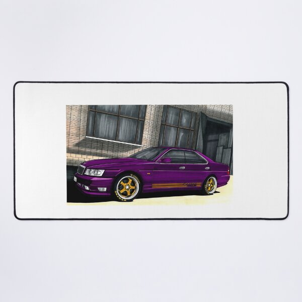 Item preview, Exclusive drawing legendary classic purple modified jdm sport car Laurel Sedan RB20DE Club S designed and sold by Cars23.