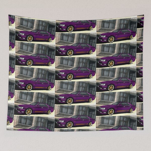 Item preview, Exclusive drawing legendary classic purple modified jdm sport car Laurel Sedan RB20DE Club S designed and sold by Cars23.