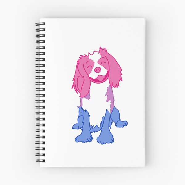 Item preview, Bisexual flag King Charles Cavalier Dog designed and sold by nova.draws.