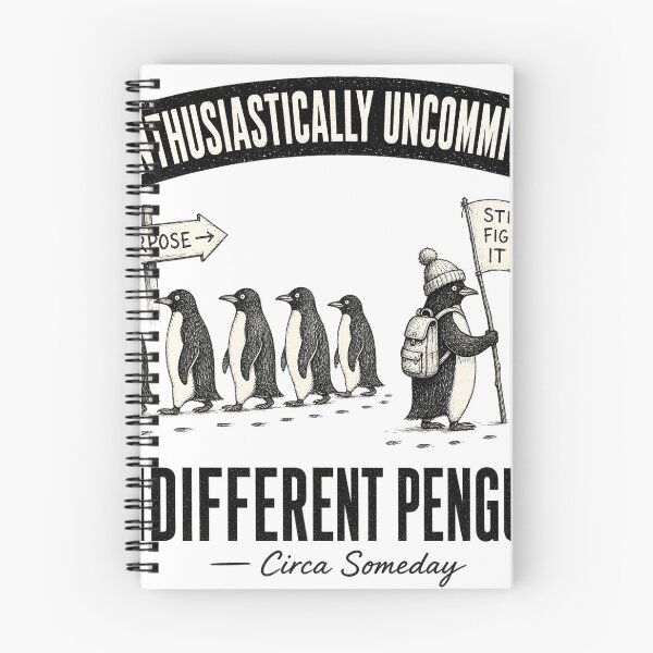 Item preview, Independent Penguin Funny Quote designed and sold by LinaDesign Store.