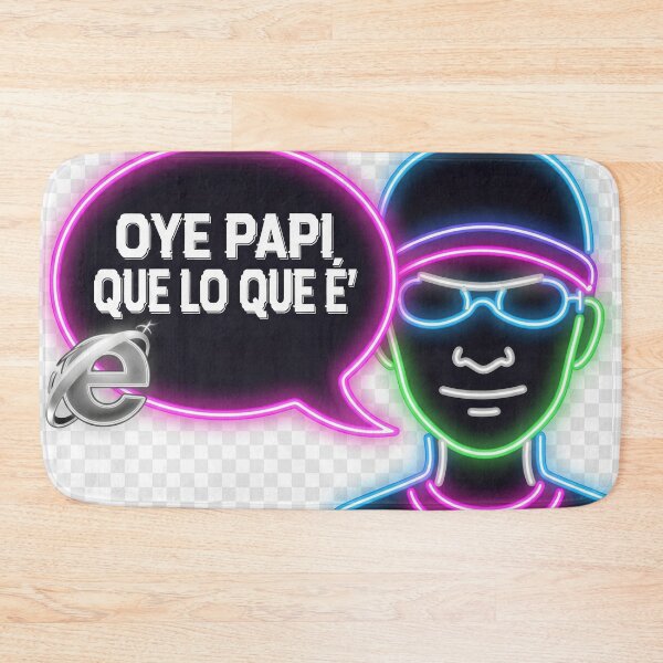 Item preview, Hey Papi, What's Up? - Cyberpunk Neon Y2K Urban designed and sold by elglotonmusical.