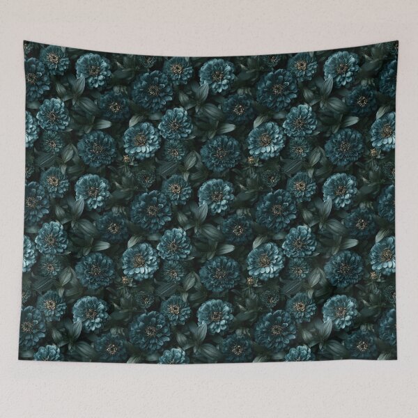 Item preview, Ornamental Zinnia Print  - Birthday Flower Pattern - Retirement Gifts For Grandma designed and sold by RoyalStarsPatts.