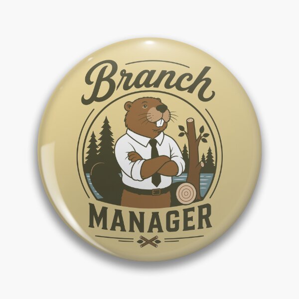 Item preview, Branch Manager Beaver Office Work Corporate Manager Humor designed and sold by ALCOSHIRTS OFFICIAL.