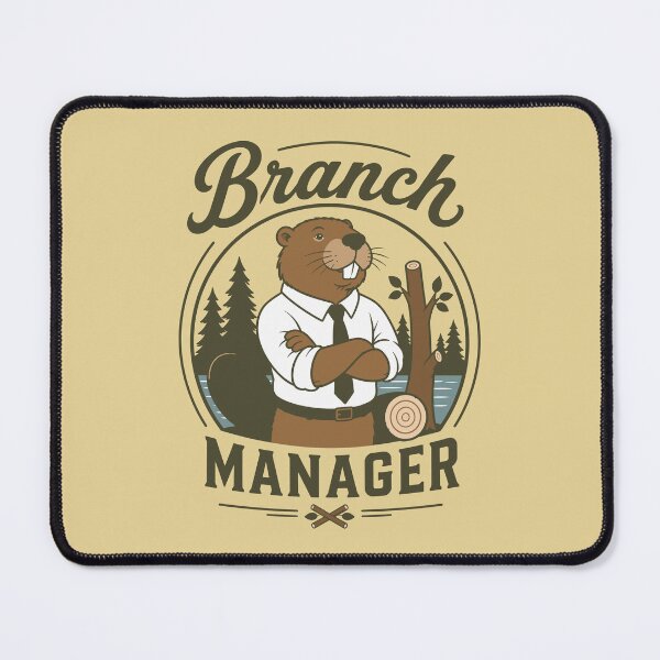 Item preview, Branch Manager Beaver Office Work Corporate Manager Humor designed and sold by ALCOSHIRTS OFFICIAL.