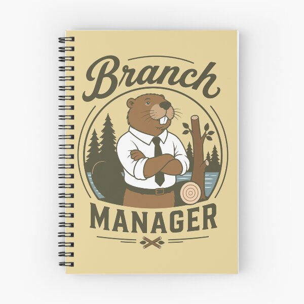 Item preview, Branch Manager Beaver Office Work Corporate Manager Humor designed and sold by ALCOSHIRTS OFFICIAL.
