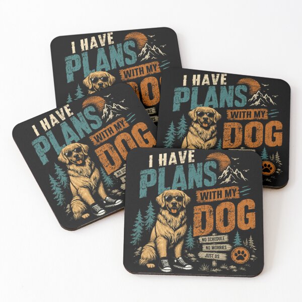Item preview, I Have Plans With My Dog Golden Retriever Pet Owner Hiking designed and sold by RetroMini2026.