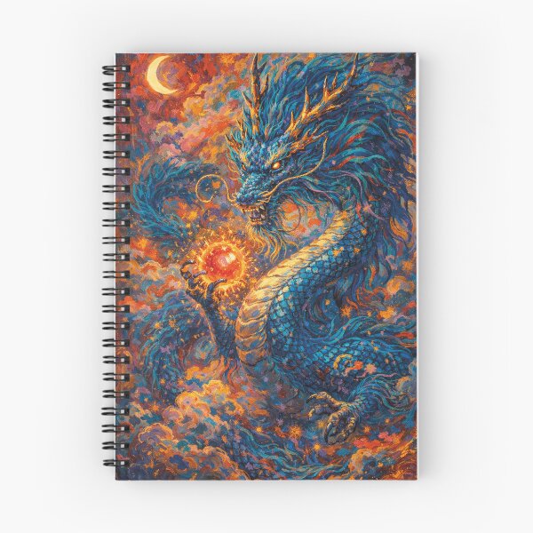 Item preview, Blue Dragon painting – Spirit of the Ancient World. designed and sold by GalleryKauffeld.