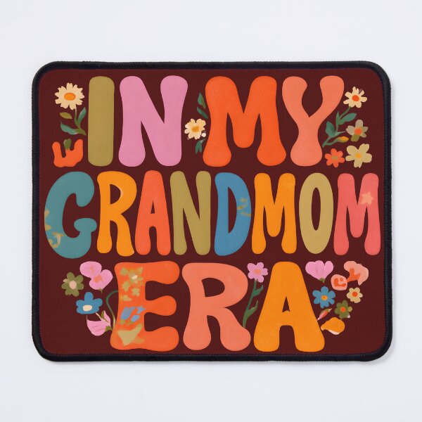 Item preview, In My Grandmom Era – Groovy Floral Grandma Design designed and sold by KAM-KAM-STORE.