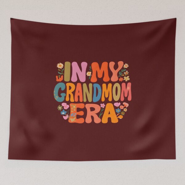 Item preview, In My Grandmom Era – Groovy Floral Grandma Design designed and sold by KAM-KAM-STORE.