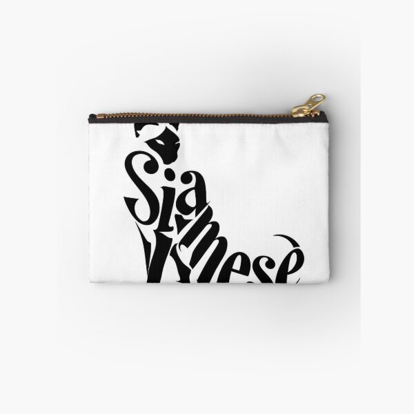 Item preview, Siamese Cat Word Art | Typography Cat Silhouette Design designed and sold by AyfuDesigns.