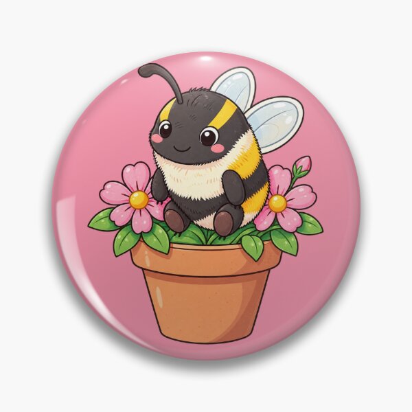 Item preview, Cute Bumblebee Flower Pot designed and sold by Hari Arts.