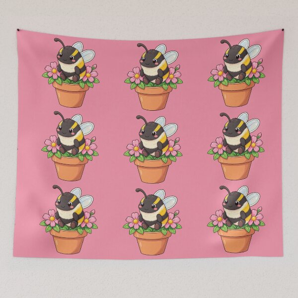 Item preview, Cute Bumblebee Flower Pot designed and sold by Hari Arts.