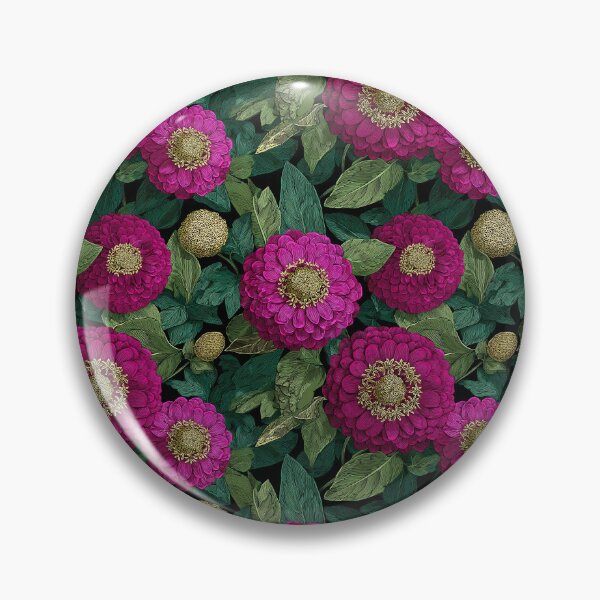 Item preview, Delicate Zinnia Texture  - Retro Flower Floral - Retirement Gifts for Mom designed and sold by RoyalStarsPatts.