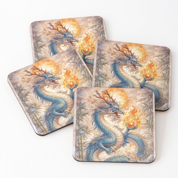 Item preview, Blue Dragon - Mystical Fantasy Painting. designed and sold by GalleryKauffeld.