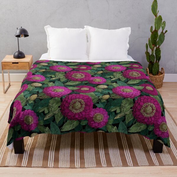 Item preview, Delicate Zinnia Texture - Retro Flower Floral - Retirement Gifts for Mom designed and sold by RoyalStarsPatts.