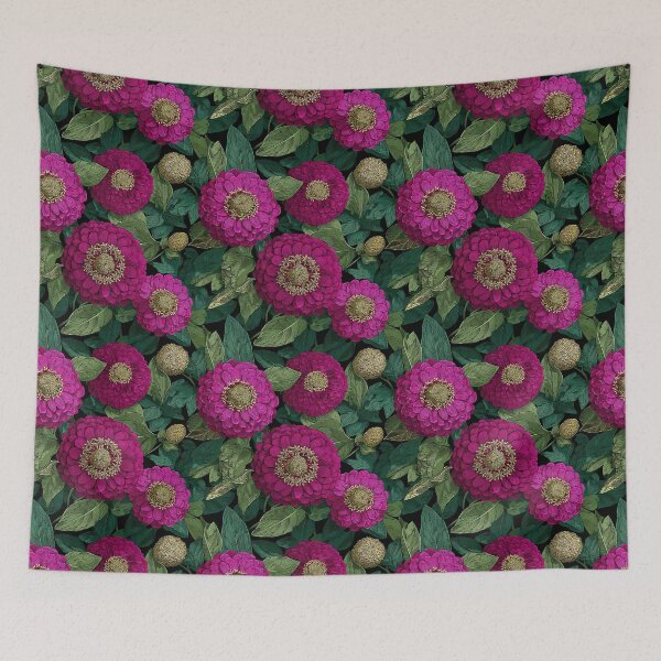 Item preview, Delicate Zinnia Texture  - Retro Flower Floral - Retirement Gifts for Mom designed and sold by RoyalStarsPatts.