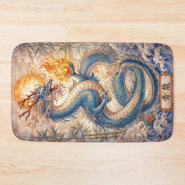 Item preview, Blue Dragon - Mystical Fantasy Painting. designed and sold by GalleryKauffeld.