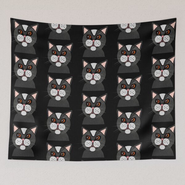 Item preview, Whimsical Cat Portrait designed and sold by Elaine M Hayward .