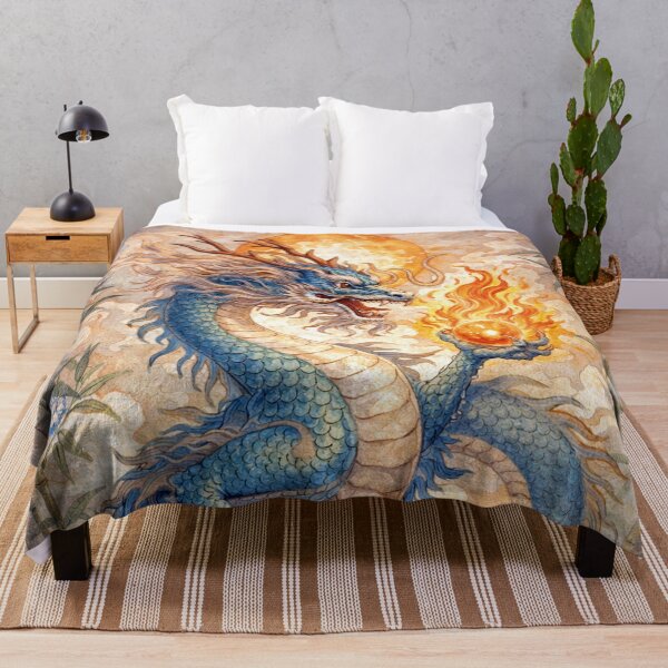 Item preview, Blue Dragon - Mystical Fantasy Painting. designed and sold by GalleryKauffeld.