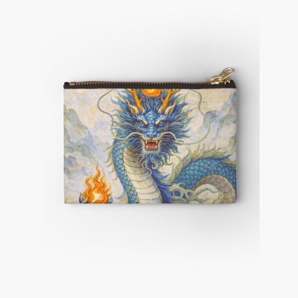 Item preview, Blue Dragon – Guardian of the Skies Painting designed and sold by GalleryKauffeld.