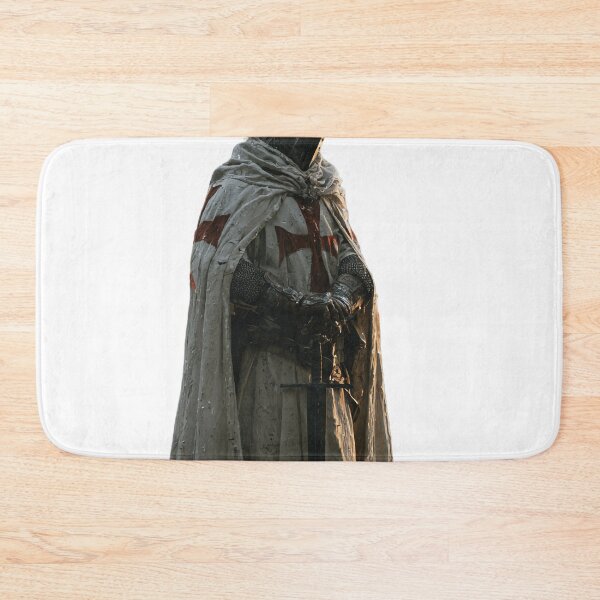 Item preview, Title: Silent Templar Knight – Medieval Crusader Warrior designed and sold by Tribal Spirits Art T-Shirt Store.