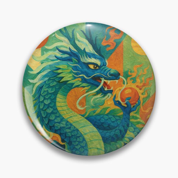 Item preview, Blue Dragon painting – Spirit of the Ancient World. designed and sold by GalleryKauffeld.