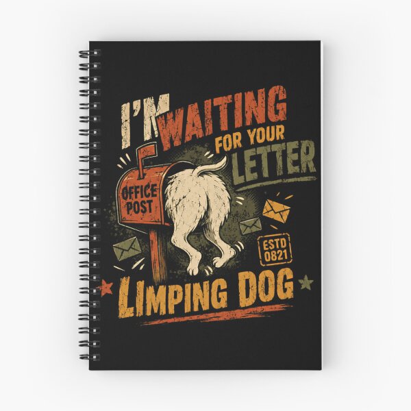 Item preview, I'm Waiting For Your Letter Office Post Estd 0821 Limping Dog Dog Pet Owner Mail Postal designed and sold by RetroMini2026.