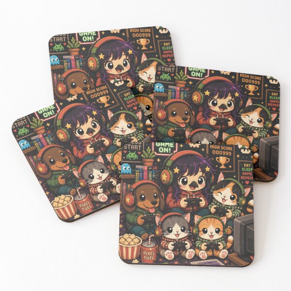 Aperçu de l'œuvre Gamers créée et vendue par CrafterCrow.