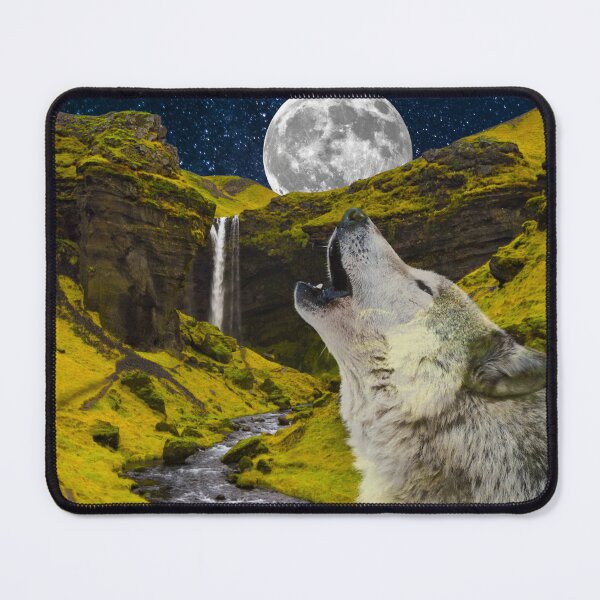 Item preview, Wolf Howling at the Moon designed and sold by GeoGoose.