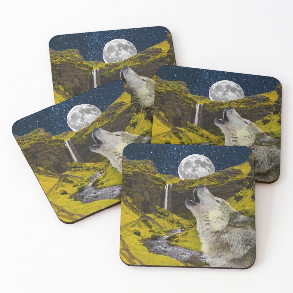 Item preview, Wolf Howling at the Moon designed and sold by GeoGoose.