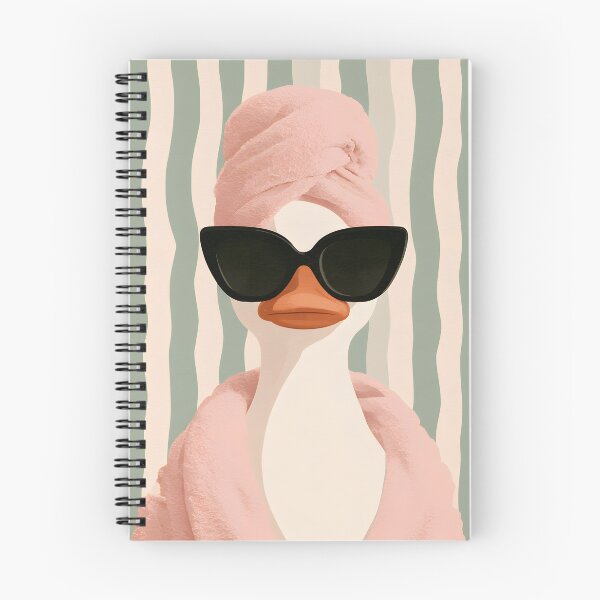 Item preview, Self Care Goose – Spa Day with Sunglasses designed and sold by KAM-KAM-STORE.
