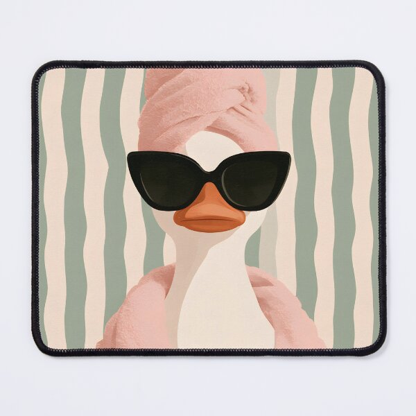 Item preview, Self Care Goose – Spa Day with Sunglasses designed and sold by KAM-KAM-STORE.