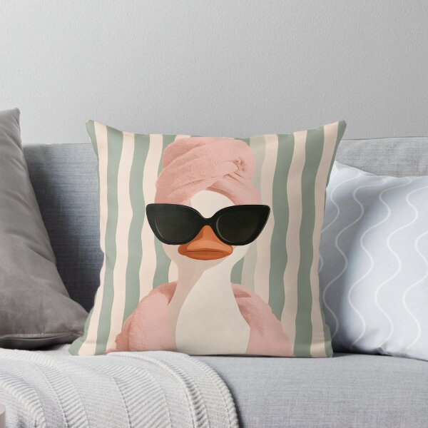 Item preview, Self Care Goose – Spa Day with Sunglasses designed and sold by KAM-KAM-STORE.