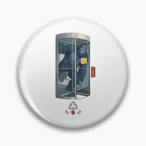 Item preview, Bigfoot Stuck in Revolving Door - Funny Sasquatch Cryptid Out of Order T-Shirt designed and sold by Whimsy Trail Co.