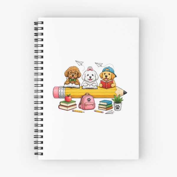 Item preview, Cute School Dogs designed and sold by mahdilahlo.