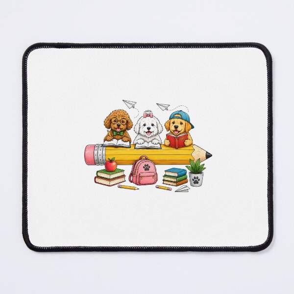 Item preview, Cute School Dogs designed and sold by mahdilahlo.