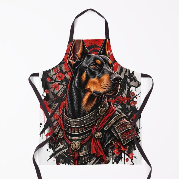 Item preview, Samurai Doberman Warrior Art designed and sold by AbderraimArt.