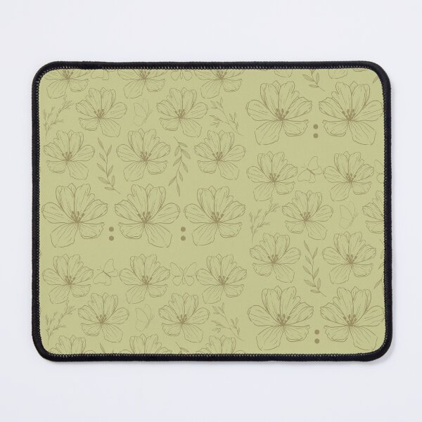Item preview, Khaki & Muted Green Floral Pattern designed and sold by CamilasPrints.