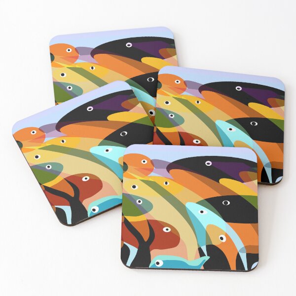 Item preview, Abstract fishes designed and sold by Elaine M Hayward .