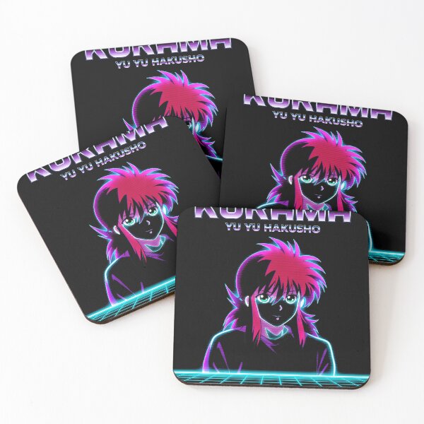 Item preview, Kurama Yu Yu Hakusho Synthwave Gamer Graphic Tee designed and sold by Senpaiwaves.